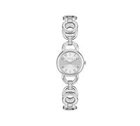 Breil, Alya Collection, Women's Steel Watch, Round Braided Mesh Bracelet, Minimal Round Dial, Embellished with Crystals, Case 26 mm, Jewel Clasp