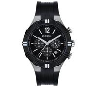 Breil - B Rise Steel Watch for Men, Black/Silver, One Size, Strap.
