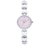 Breil - BT Heart Steel Watch for Women, Steel-Pink, One Size, Bracelet