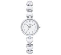 Breil Bt Heart Women's Wrist Watch with Silver Stainless Steel Bracelet Case Diameter: 28 mm EW0629, Steel-White, Bracelet