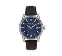 Breil Caliber EW0689 Men's Watch Single Colour Blue Dial Movement Only Time - 3 Hands Quartz and Brown Leather Strap