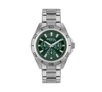 Breil Challenge multifunction men's watch with green background EW0711 316L steel case and bracelet