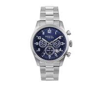 Breil Classic Elegance Men's Chronograph Watch with Stainless Steel Strap, Water Resistance: 5 Bar, Case Diameter: 42 mm, EW0661, Silver, One Size, Modern