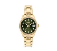 Breil Classic Elegance Women's time-only Watch with Green Background EW0724 Steel with Crystals