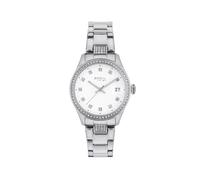 Breil Classic Elegance Women's Time-Only Watch with White Background EW0708 Steel with Crystals.