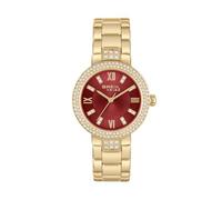 Breil Dancefloor Women's time-only Watch with red Background EW0727 Gold-Plated Steel with Crystals
