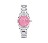 Breil EW0757 Women's Classic Elegance Single Colour Pink Quartz Movement and Silver Steel Bracelet, bracelet