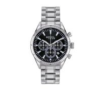 Breil JATO Men's Chronograph Watch with Stainless Steel Strap, Water Resistance: 5 Bar, Case Diameter: 42 mm, EW0657, Silver, Modern