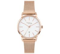 Breil Ladys' Avery Watch Collection Mono-Colour White dial 3 Hands Quartz Movement and IP Coloured Stainless Steel MESH EW0515