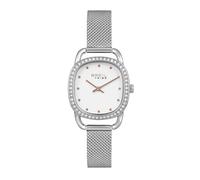 Breil Ladys' Penelope Watch Collection Mono-Colour Light Gun dial 2 Hands Quartz Movement and IP Coloured Stainless Steel Rose Gold MESH EW0540