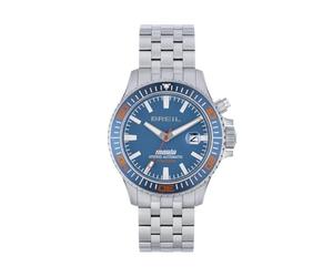 Breil Manta P.R.O. Men's Watch with Stainless Steel Strap, 200 Metres, Case Diameter: 43 mm, TW2015, Blue, Modern