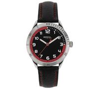 Breil - Mate Steel Watch for Men, Black/red, One Size, Strap.