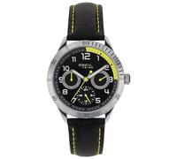 Breil - Mate Steel Watch for Men, Black/Yellow, One Size, Strap.