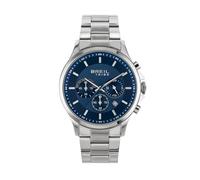 Breil Men's Chronograph Kart with Stainless Steel Strap, Water Resistance: 5 Bar, Case Diameter: 43 mm, EW0660, Silver, Bracelet