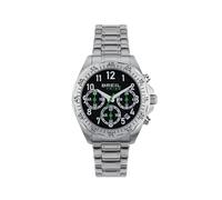 Breil Mens Grow Up Watch with Silver Steel Bracelet 5 Bar Case Diameter 37mm EW0712, Silver, Bracelet