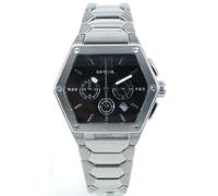 Breil Men's Mark Quartz Watch TW0656 with Black Chronograph Dial, Date, Stainless Steel Case and Bracelet