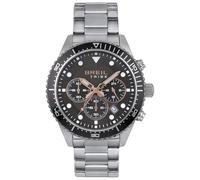Breil Men's SAIL Watch Collection BI-Colour Black dial Chrono Quartz Movement and Steel Bracelet EW0506