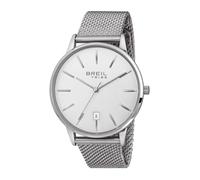Breil - Men's Watch Avery Collection EW0493 - Men's Watch Gent with Analogic White Dial - VJ52 TIME Module Movement - 3H Quartz - Stainless Steel Mesh Watch Band