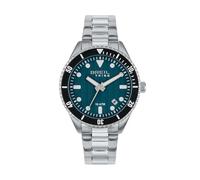 Breil Overhand EW0740 Men's Watch Mono-Colour Green Dial Movement Only Time - 3 Hands Quartz and Silver Steel Bracelet