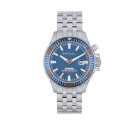Breil Uhr Herren Manta P.R.O. Ziffernblatt Blau Bewegung NUR Zeit Hybrid e Bracelet Stahl Silber TW2015