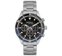 Breil - Watch Collection SAIL Movement Chron for Men, Silver-Black-Blue, Standard Size, Modern, Casual