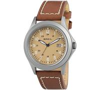 Breil Watch Man Army dial Green e watchband in Calfskin Brown, Movement TIME JUST - 3H Quartz