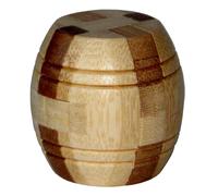 breinen-mozaiek-puzzels - 3D Bamboo Breinpuzzel Barrel (1 TOYS)