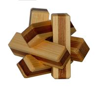 breinen-mozaiek-puzzels - 3D Bamboo Breinpuzzel Firewood (1 TOYS)