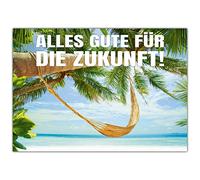 Breitenwerk A4 XXL Leaving Card with Envelope - Folding Card for Colleagues to Retirement Mother's Protection Job Change Retirement Card