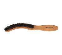 Breiter Hat Brush Textile Brush for Cleaning Felt Hats Made of Real Pear Wood Natural Bristles Ergonomically Shaped