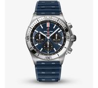 Breitling Chronomat B01 42 Blue Rubber Watch AB0134101C1S1