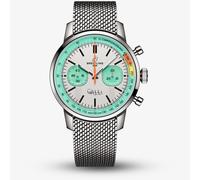 Breitling Limited Edition Mens Top Time B01 Coppi & Bartali Turquoise & White Dial Watch AB01768A1A1A1