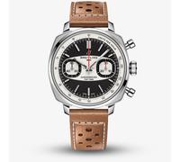 Breitling Mens Limited Edition Top Time 38 B01 Racing Beige Leather Strap Chronometer Watch AB01771A1B1X1