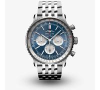 Breitling Mens Navitimer B01 Blue Chronograph 46 Watch AB0137211C1A1