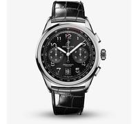 Breitling Mens Premier B01 Chronograph Black Leather Strap Watch AB0145221B1P1
