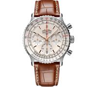 Breitling Navitimer B01 41 Gold Croc Folding Clasp Watch BTL-2093