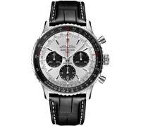 Breitling Navitimer B01 43 Black Croc Folding Clasp Watch BTL-2079