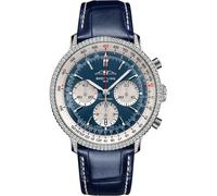 Breitling Navitimer Chronograph 41mm Mens Watch White Eyed Blue Watch BTL-2405