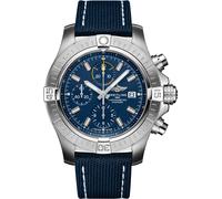 Breitling Watch Avenger Chronograph 45 Blue Leather Tang Type - Blue BTL-1826