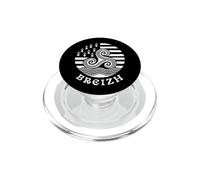 Breizh Brittany Celtic Triskele Flag Pride PopSockets PopGrip for MagSafe