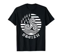 Breizh Brittany Celtic Triskele Flag Pride T-Shirt