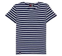 Breizh Ocean - DINARD Short Sleeve Sailor Shirt, Summer, Unisex - Large from XS to 4XL