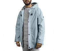 Breizh Ocean - Jackets for Men - XS to 4XL - French Creation ARMOR - Rains Waterproof Jackets with Striped Lining - Waterproof Jacket