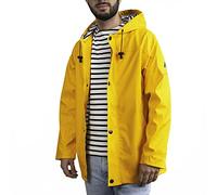 Breizh Ocean - Jackets for Men - XS to 4XL - French Creation ARMOR - Rains Waterproof Jackets with Striped Lining - Waterproof Jacket - Large Size Available