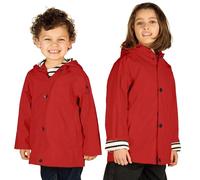 Breizh Ocean - Raincoat for Kids - 1 to 14 Years Old - French Creation ELVEN - Girls Waterproof Jacket and Boys Waterproof Coat with Striped Lining