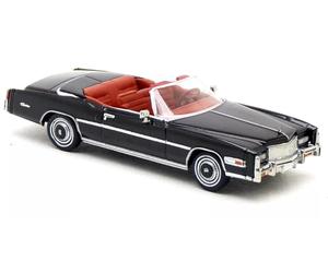 Brekina 1/87 Cadillac Eldorado Convertible 1975 Black BREKINA Eldorado Mini Car HO Scale