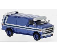 BREKINA 18253 HO Scale GMC Vandura Blue Color 1983