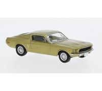 BREKINA 19609 HO Scale Ford Mustang GT 350 Fastback Gold Color 1968