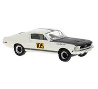 Brekina 19614 Ford Mustang Fastback, 1968, Ecurie Ford France, #105 H0, New 2026