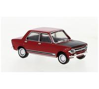 Brekina 22531 - Fiat 128 Red/Black, Scale H0 1:87